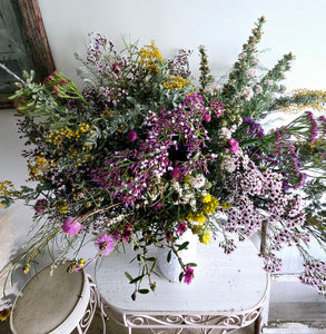 Fresh Native Flower Bouquet to Dry